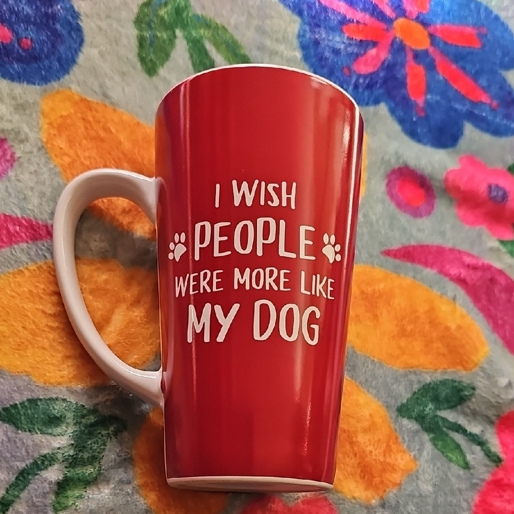 MMS Design Studio Red Dog Quote Mug